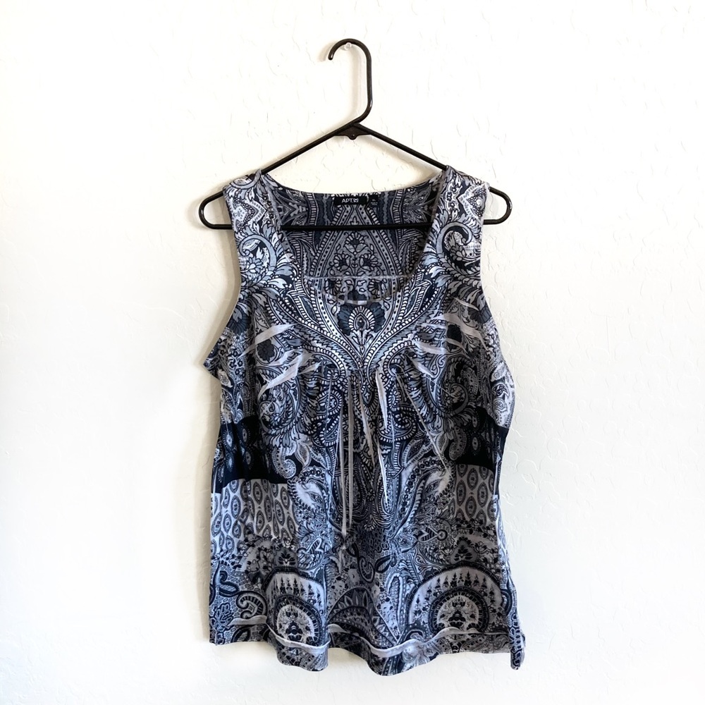 Apt. 9 patterned tank top